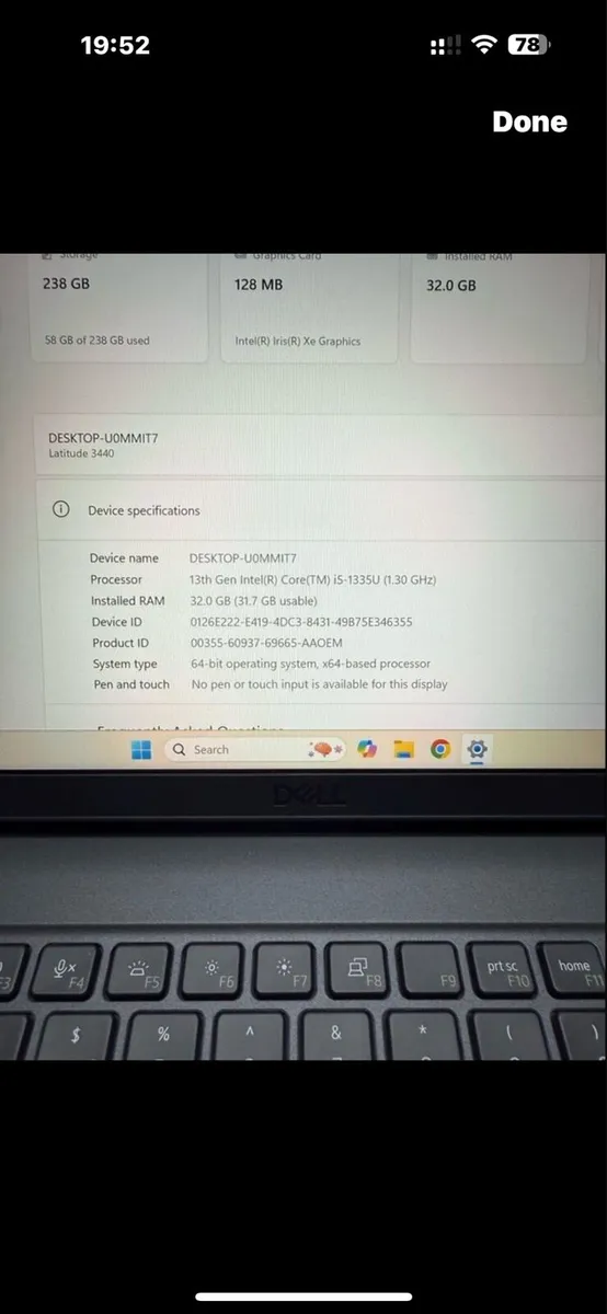 Dell i5 pro 13gen 32-256 win 11 pro - Image 4
