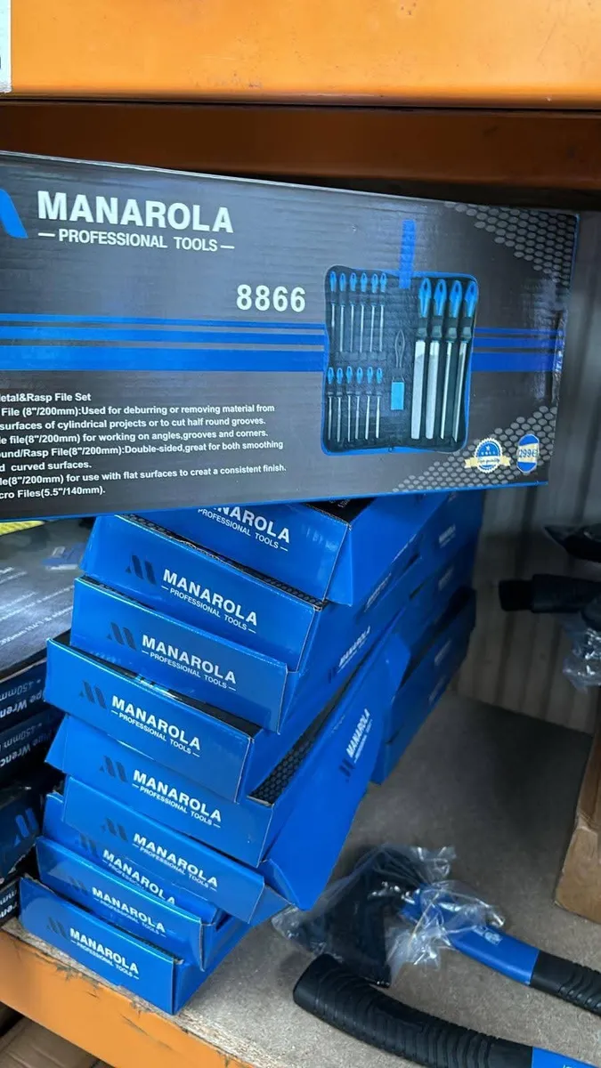 18PC METAL FILE & RASP SET
