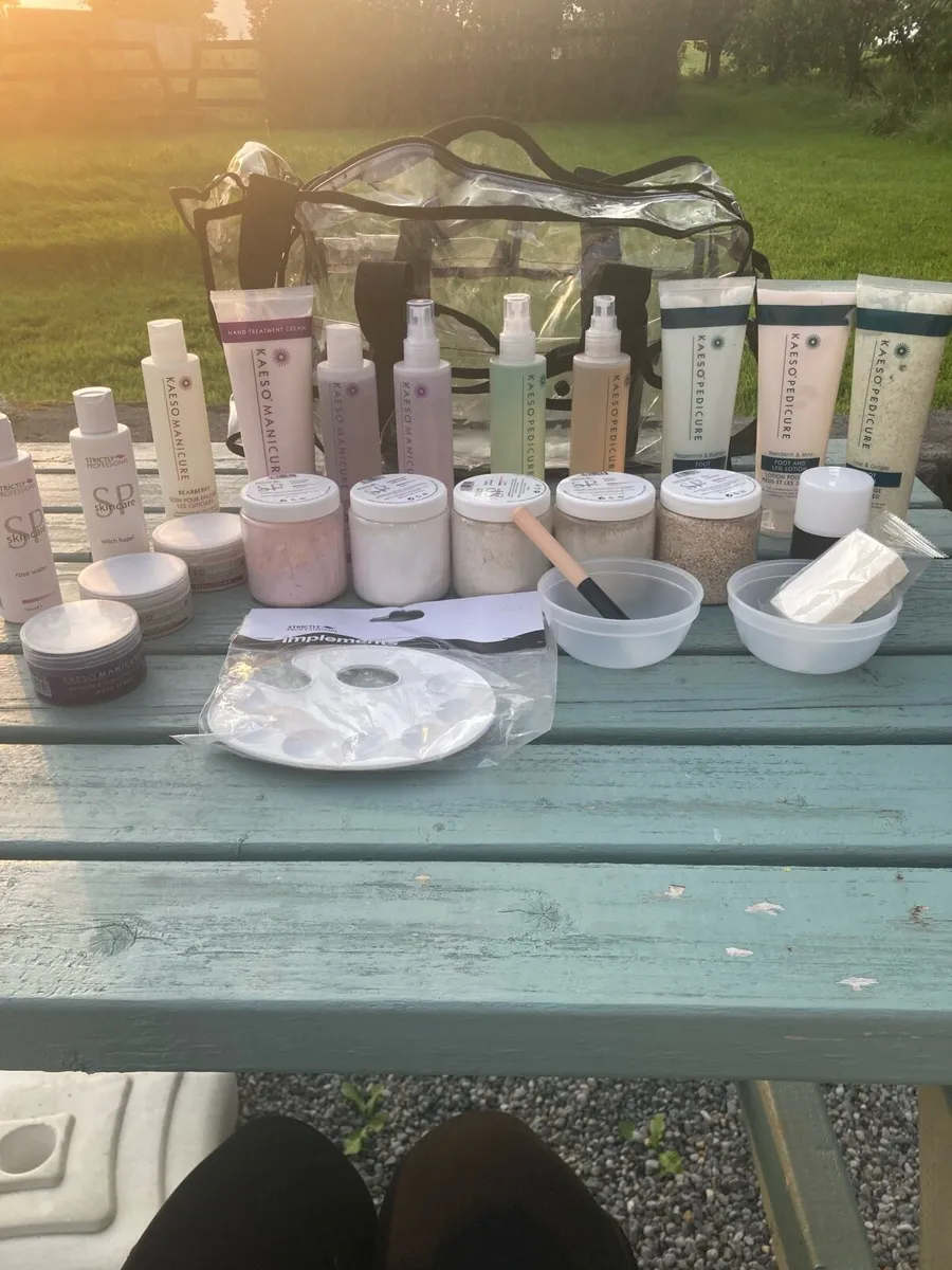 Beautician set with bag - Image 1