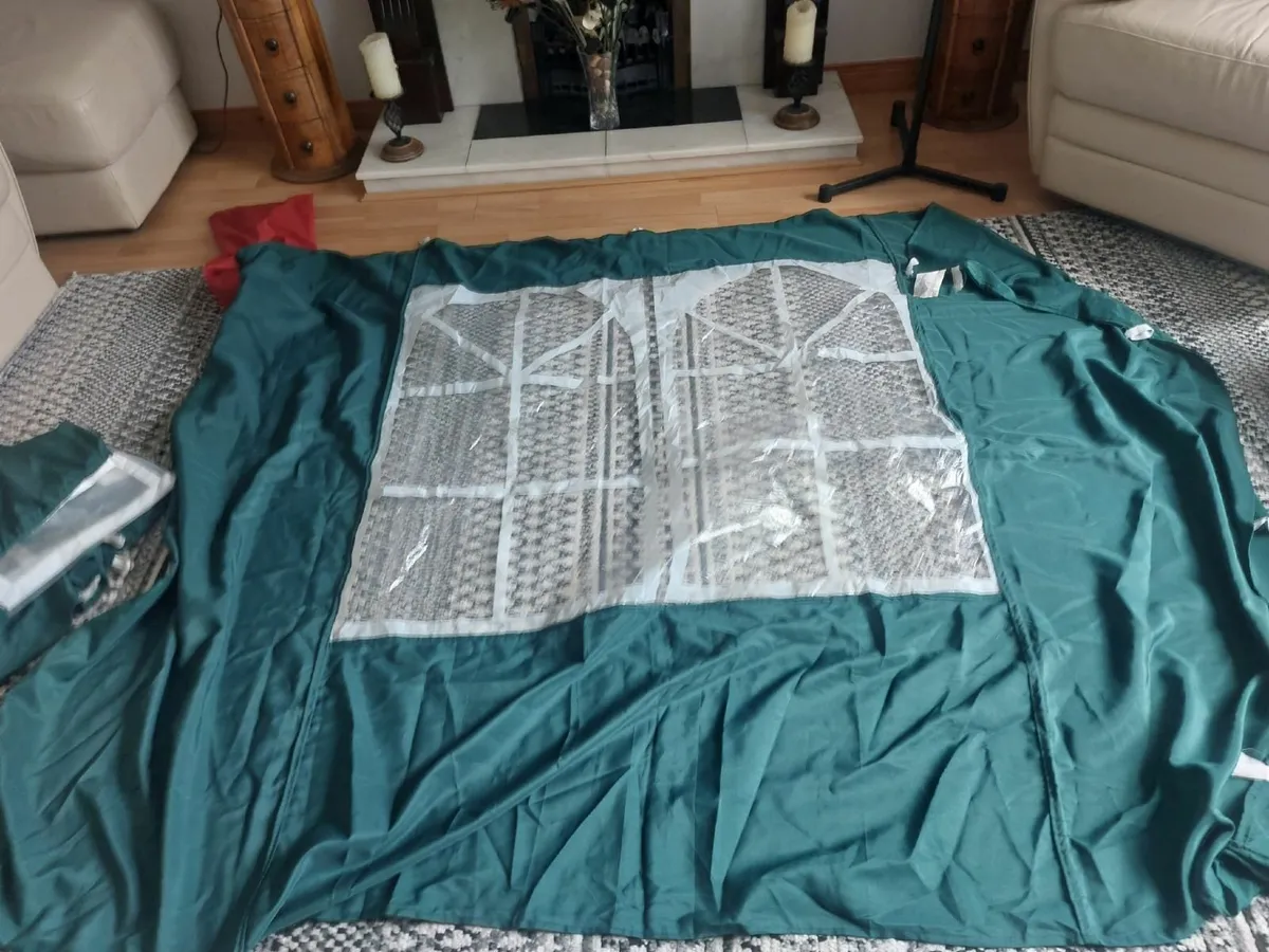 Garden  canopy sides /3 all window ones. - Image 2
