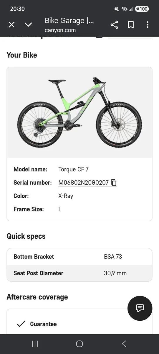 CANYON TORQUE CF7 MTB - Image 2
