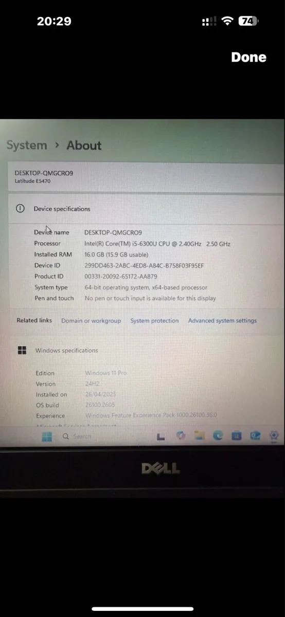Dell i5 pro 16-512ssd win 11 pro - Image 4