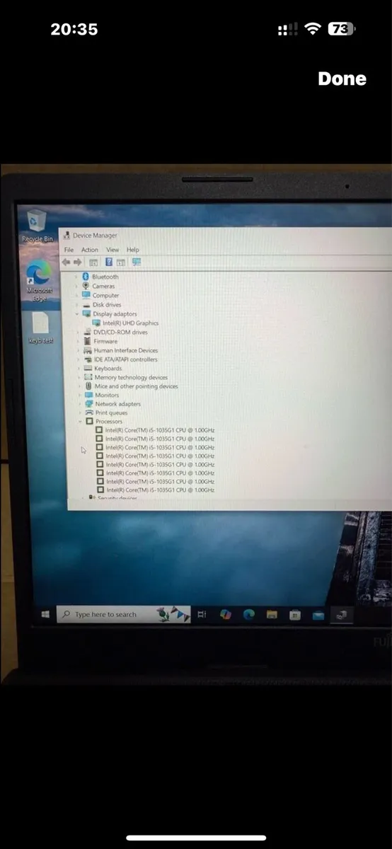 Fujitsu i5 pro 10gen 16-256 windows - Image 3