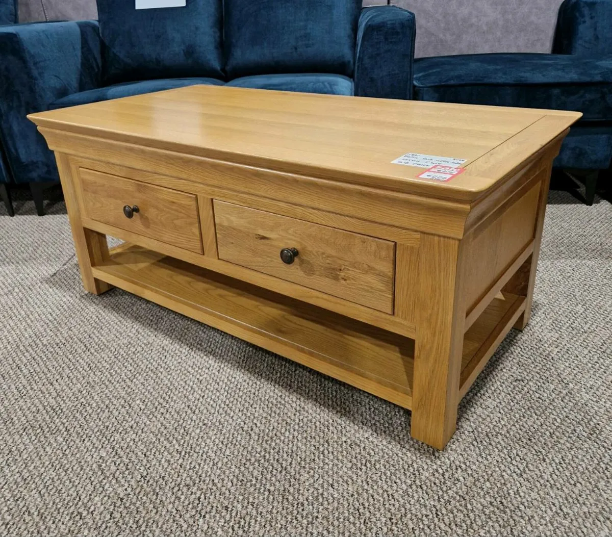 New Delta oak coffee table (RRP €499)