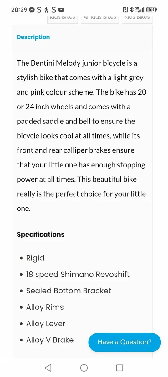 Childs bike - Image 3