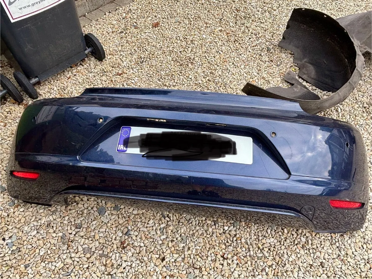 Vw scirocco rear bumper