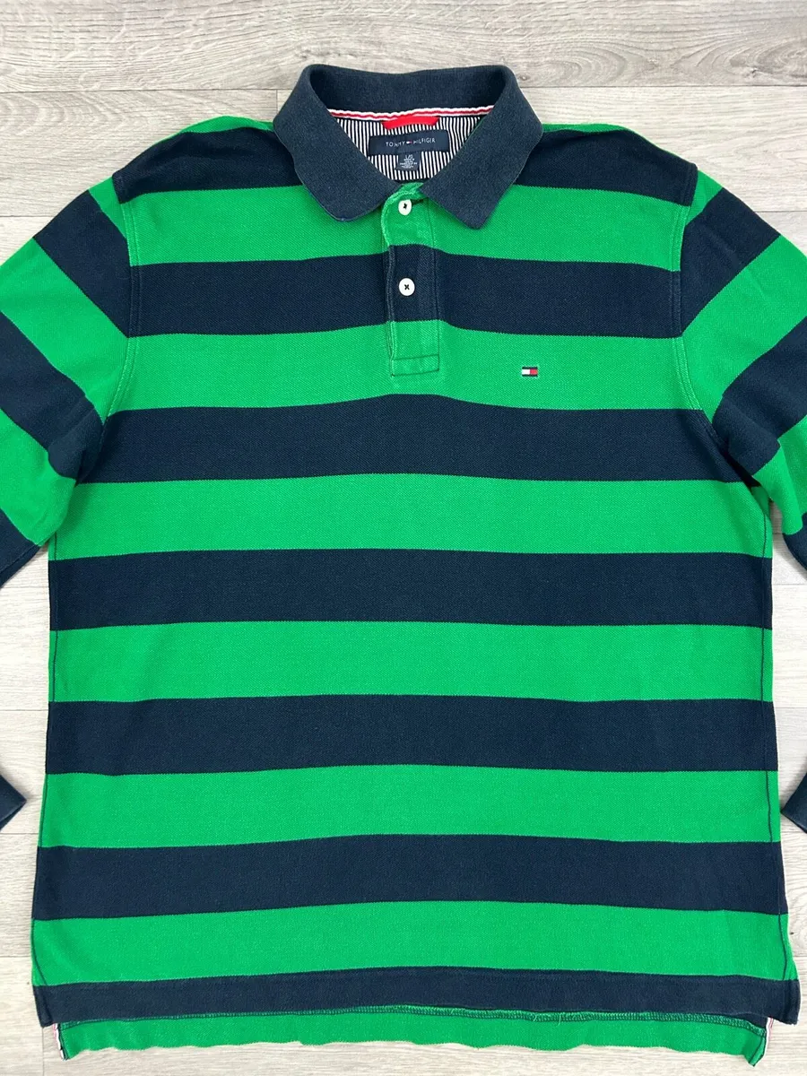 Tommy Hilfiger Long Sleeve Polo Shirt Mens Large - Image 2