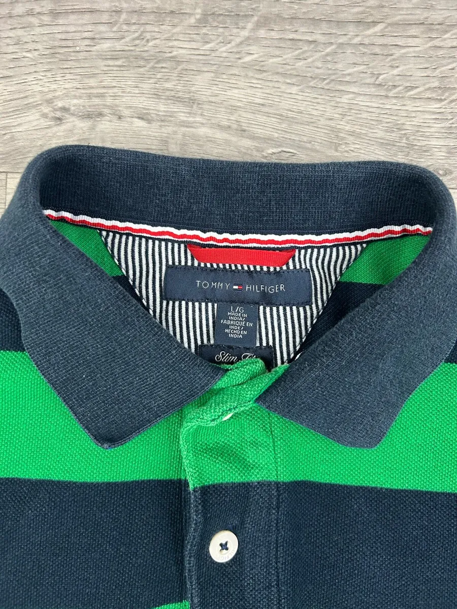 Tommy Hilfiger Long Sleeve Polo Shirt Mens Large - Image 4