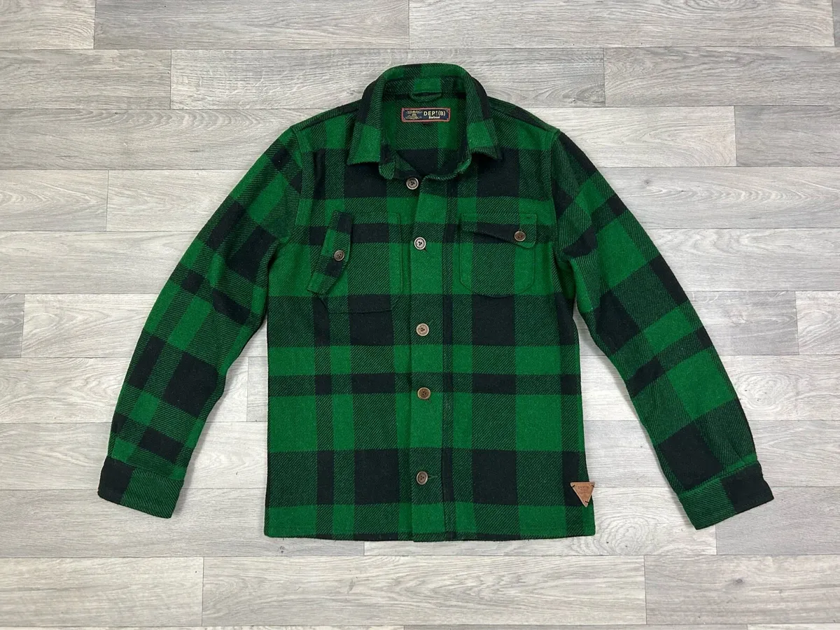 Barbour Wool Blend Heavyweight Overshirt Shacket - Image 1