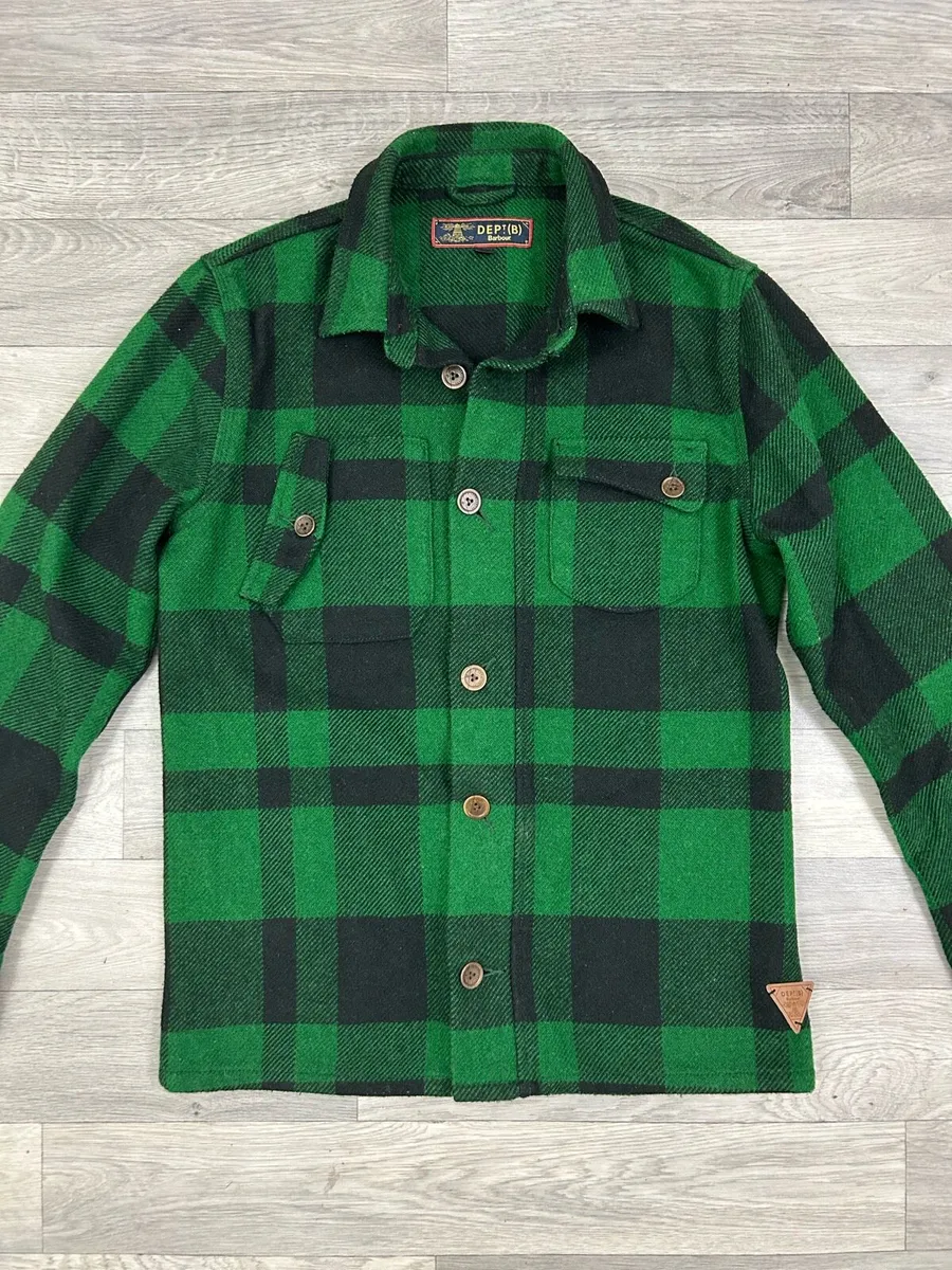 Barbour Wool Blend Heavyweight Overshirt Shacket - Image 2