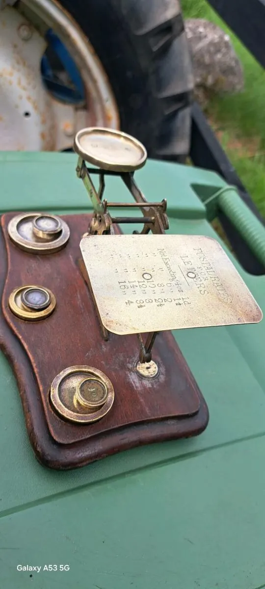Old post office  brass schales - Image 4