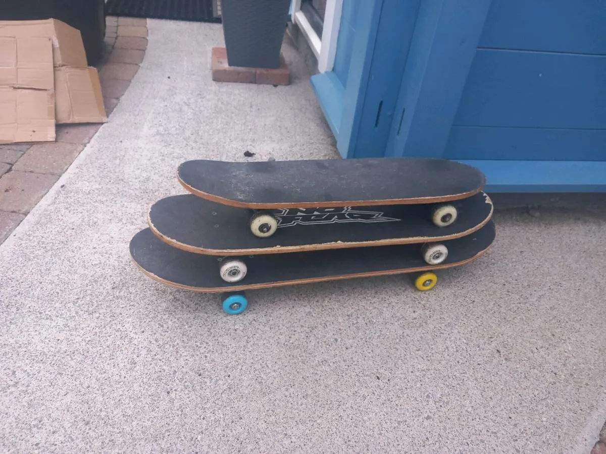 Skateboards x 3