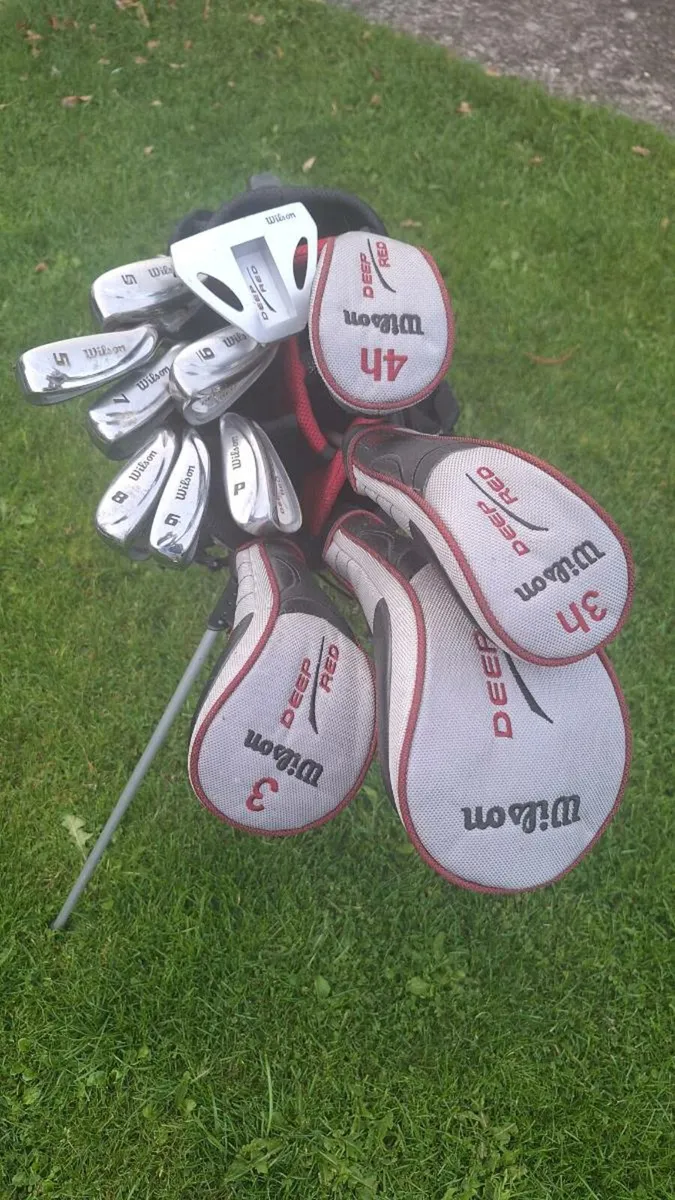 Wilson Mens Deep Red Golf Club Set - Image 2