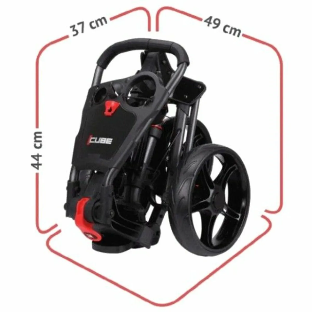 Skymax Cube Golf Trolley + 2 FREE Accessories - Image 4