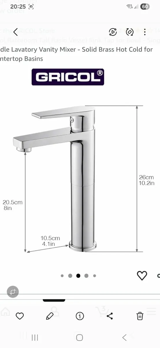 Bathroom Tap  & waste brand new - Image 3