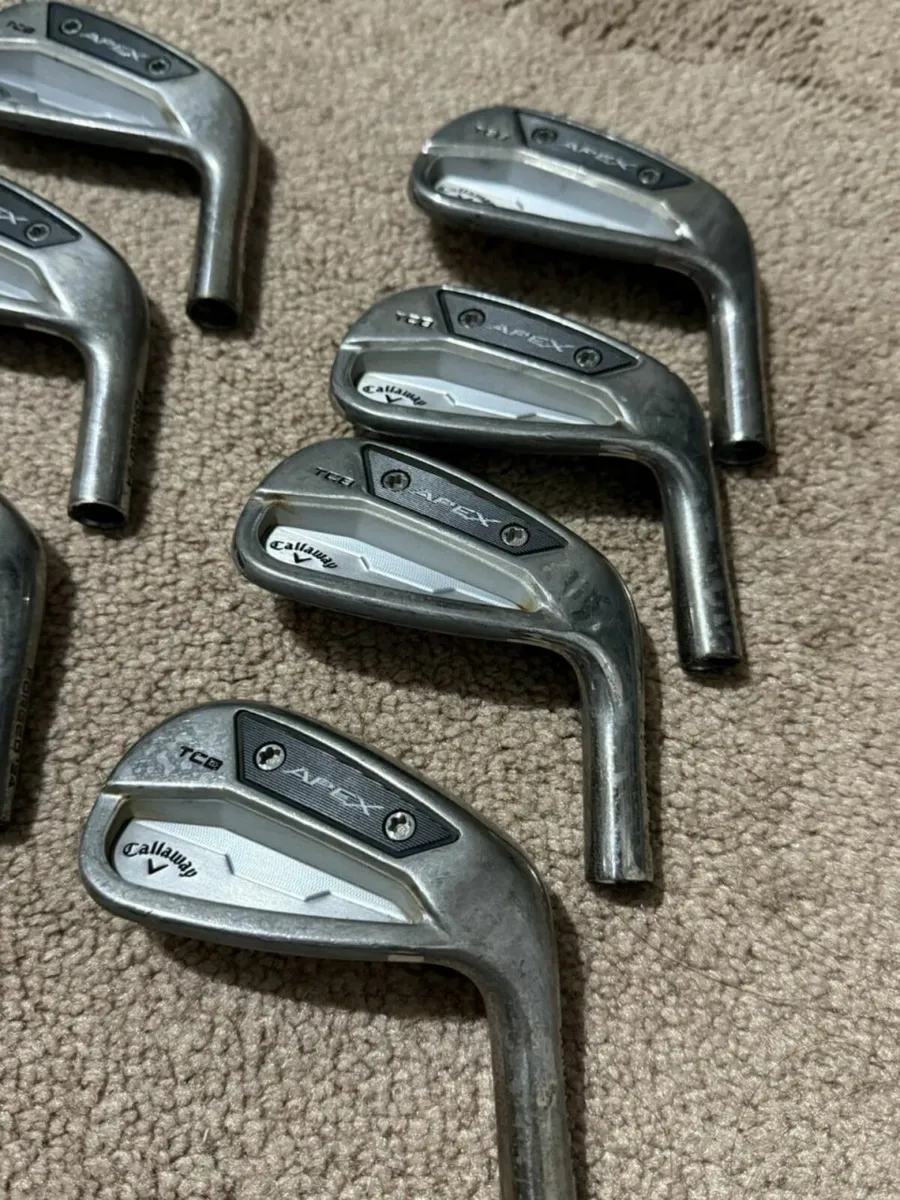 Callaway 2024 RAW TCB Iron Heads 4-PW EXCELLENT - Image 3