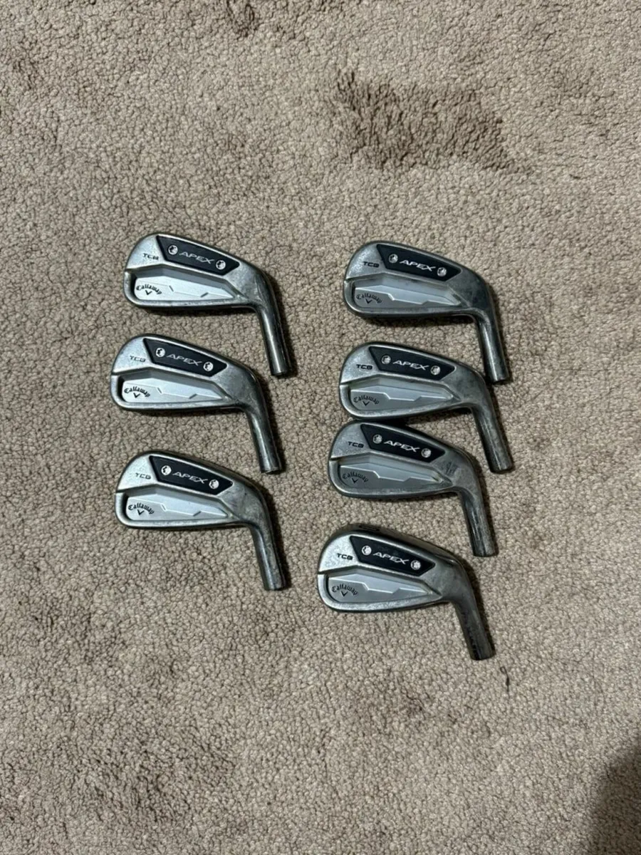 Callaway 2024 RAW TCB Iron Heads 4-PW EXCELLENT - Image 1