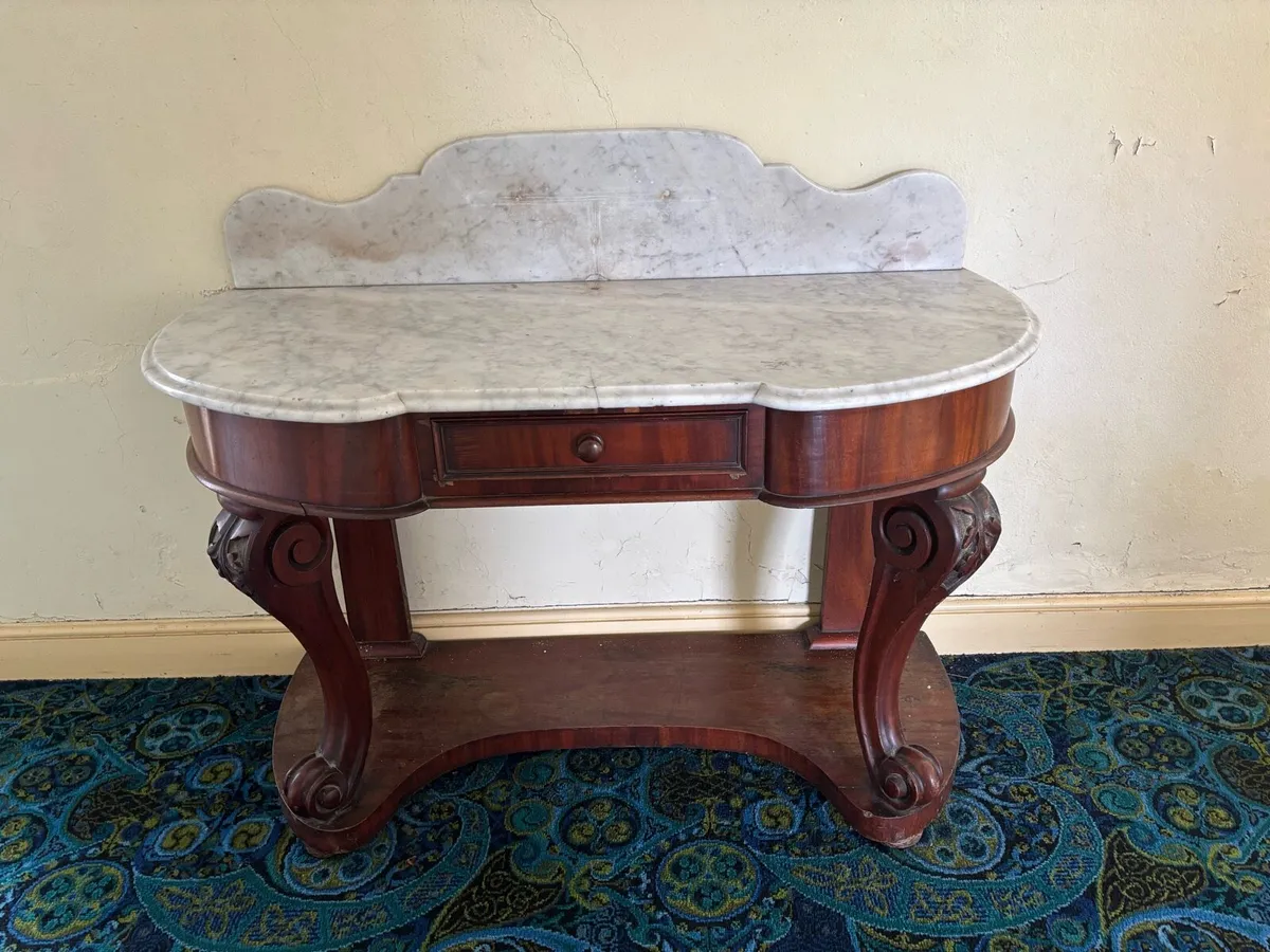 Victorian Marble Top Washstand - Image 1