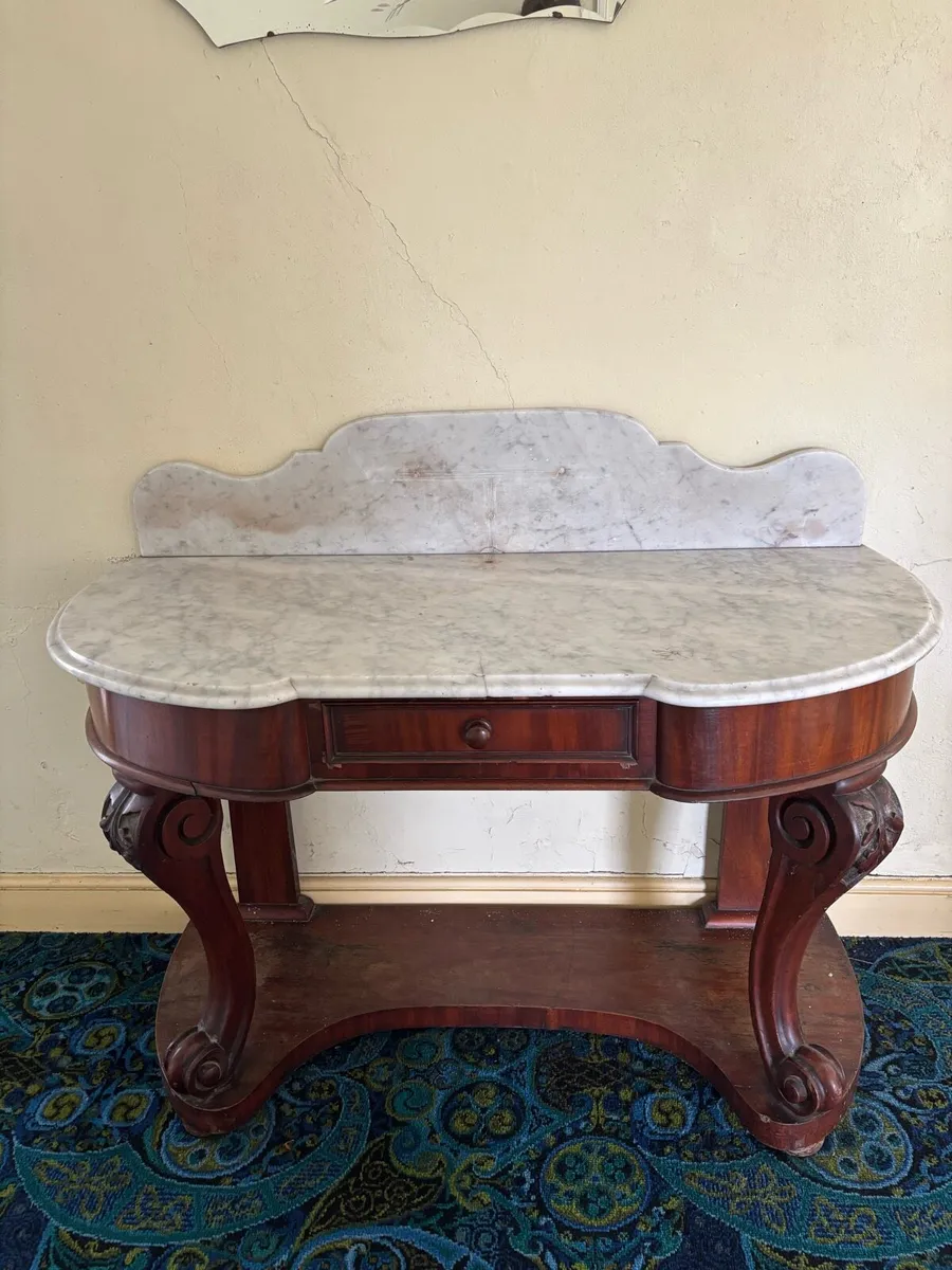 Victorian Marble Top Washstand - Image 2