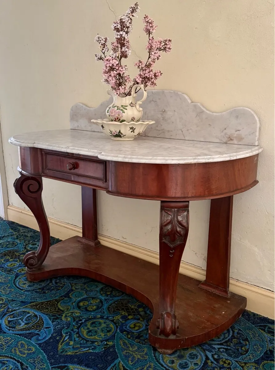 Victorian Marble Top Washstand - Image 3