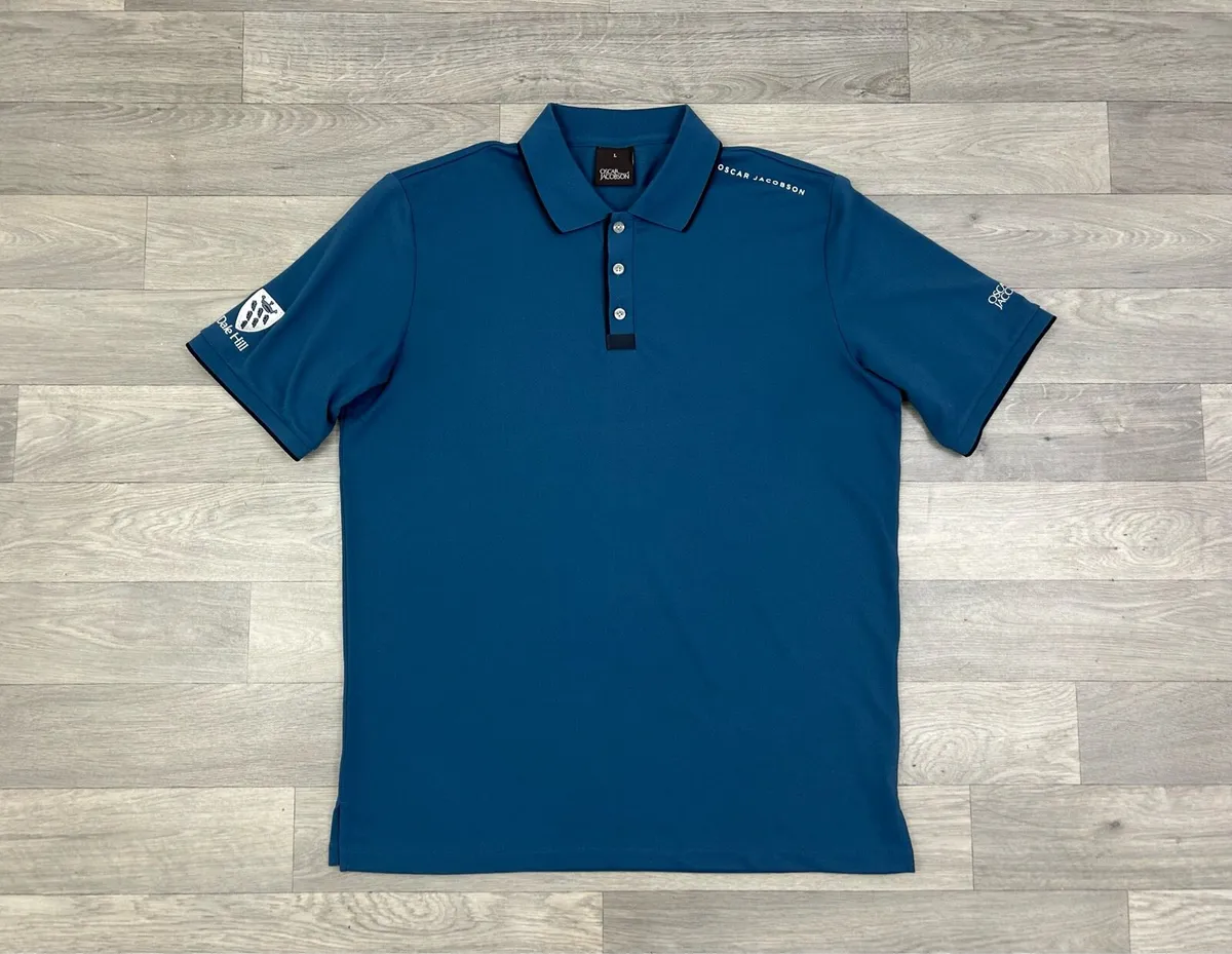 Oscar Jacobson Golf Polo Shirt Mens Large - Image 1