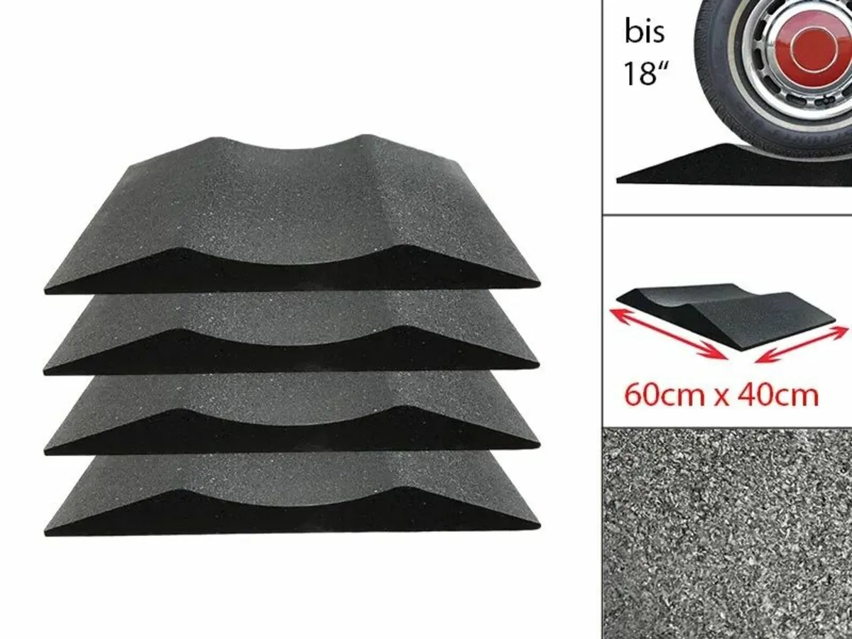 Heavy-Duty Tyre Protector Premium Set 4-Piece Soli - Image 1