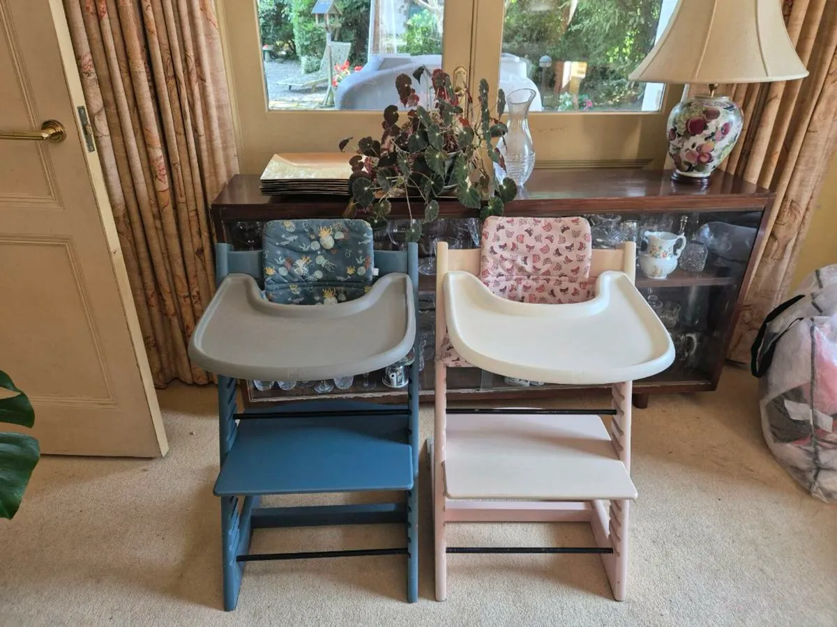 Tripp trapp high chairs - Image 1