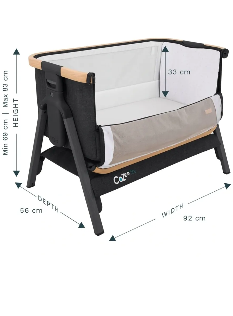 Newborn baby cot and sleep pod - Image 3