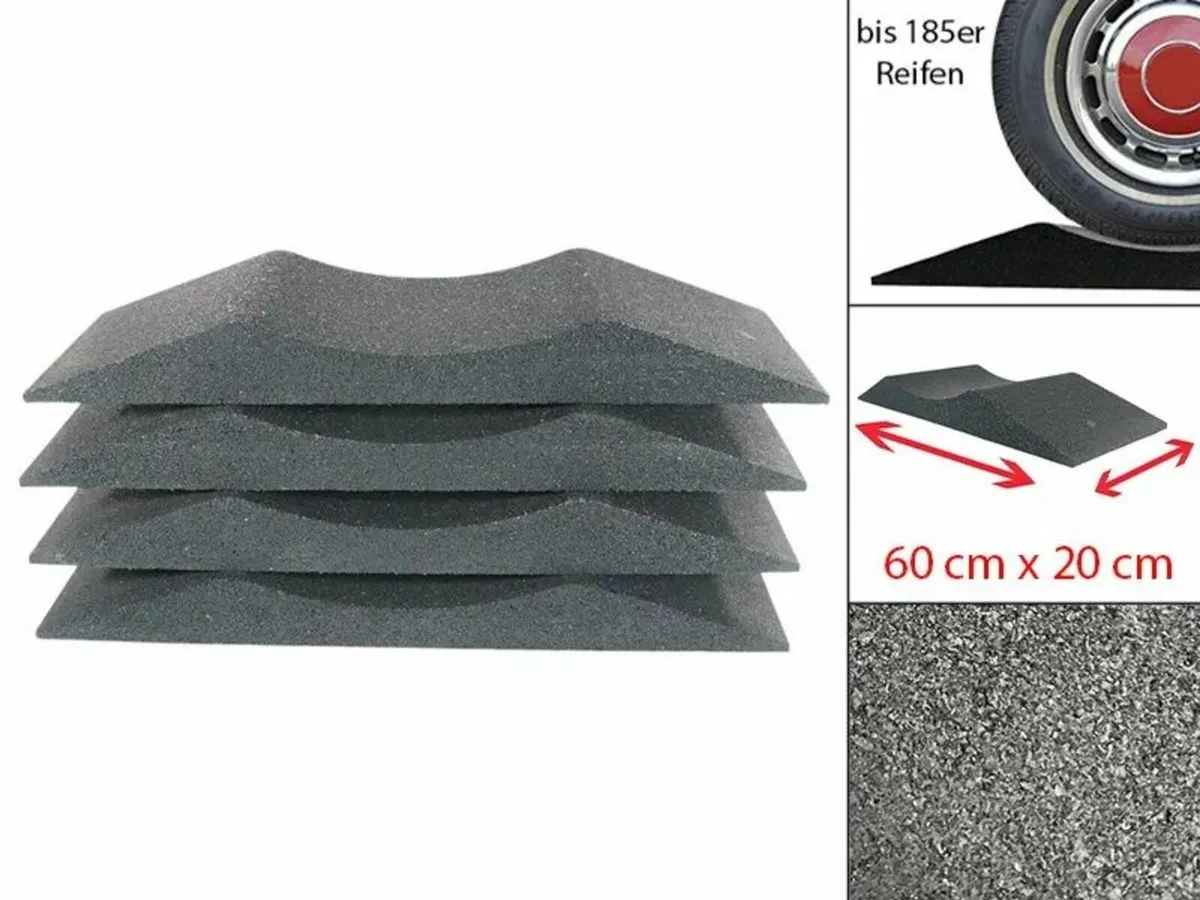 Premium Tyre Protector Set 4pcs Solid Rubber Tyre - Image 1