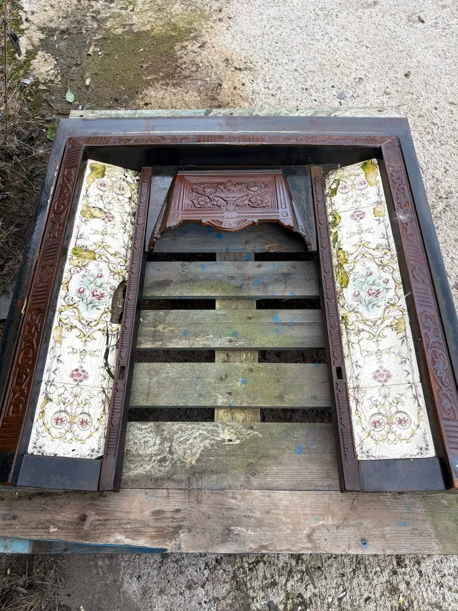 Cast Iron fireplace surround - Image 1