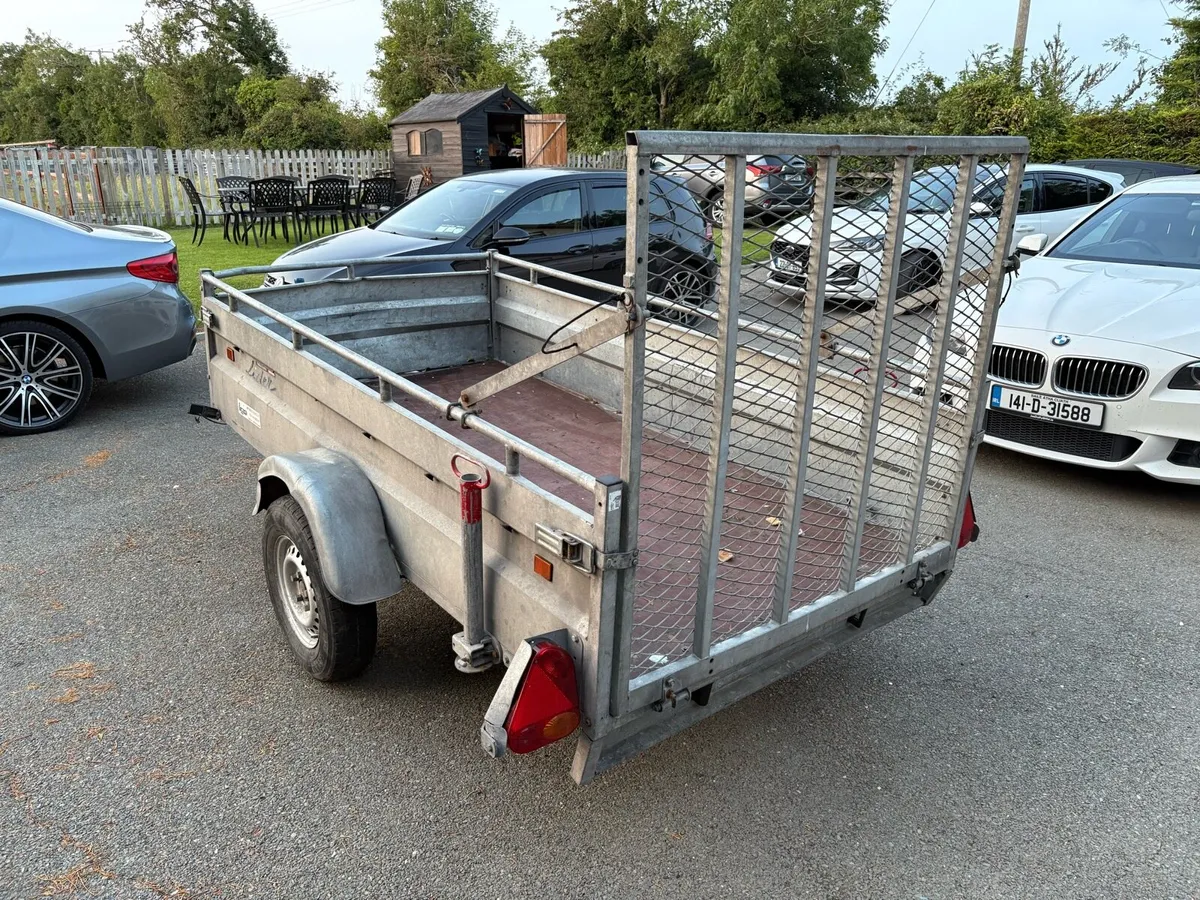 Single Wheel Tipping Car Trailer - Image 3