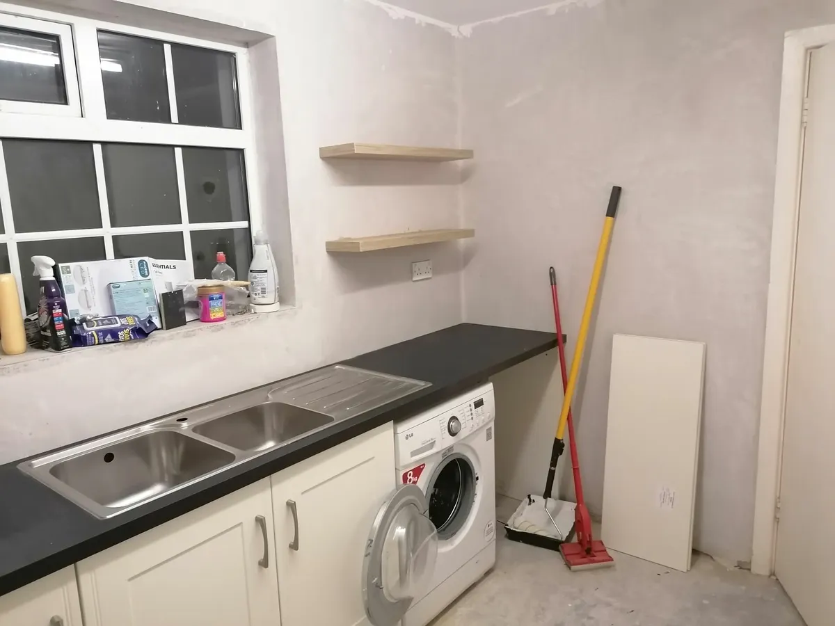 Utility Room Cabinets + Countertop + Sink - Image 1