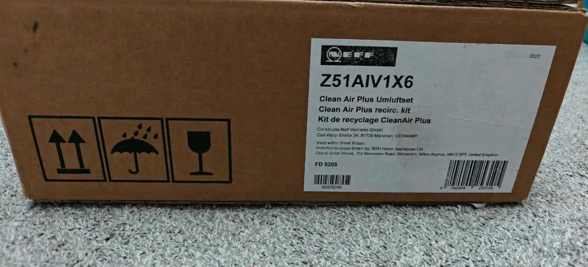 NEFF clean air plus recirculation kit - Image 2