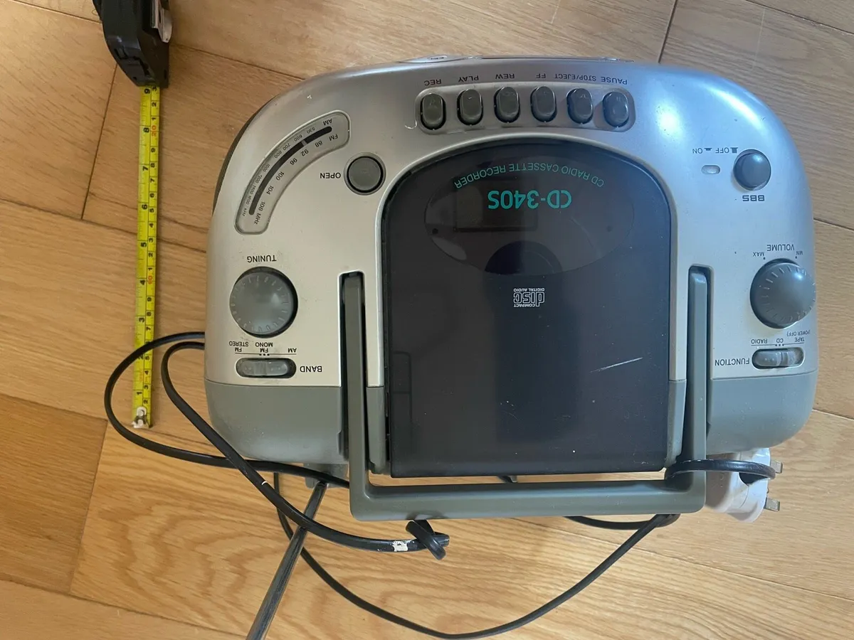 Stereo - Casio CD-340S CD Radio Cassette Recorder - Image 3