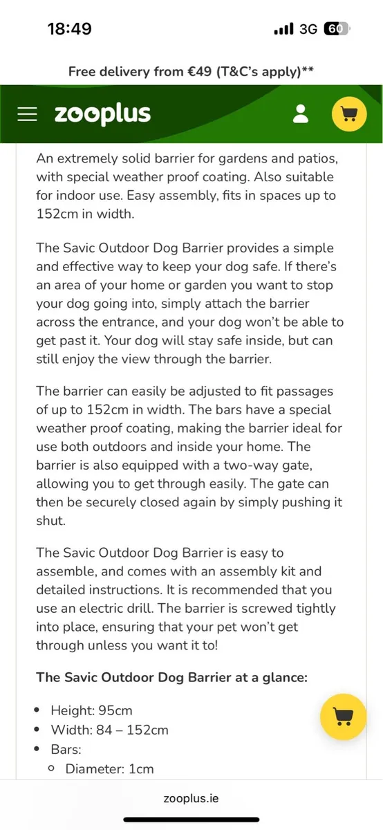 Baby / Dog gate - Image 2