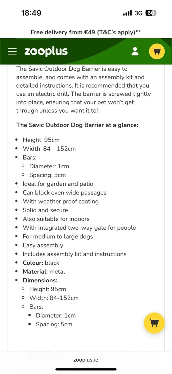 Baby / Dog gate - Image 3