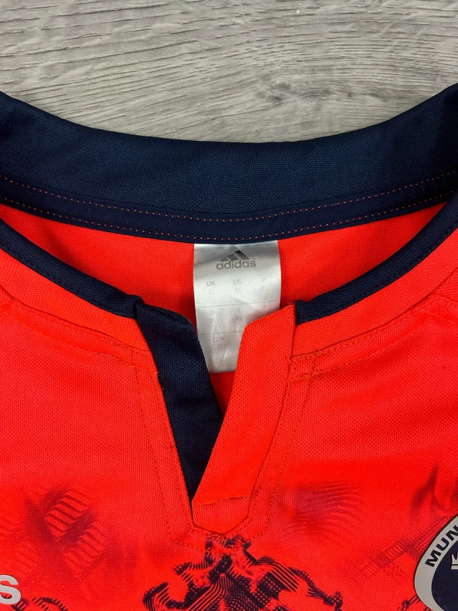 Adidas Munster Rugby Jersey Shirt Mens XL - Image 4