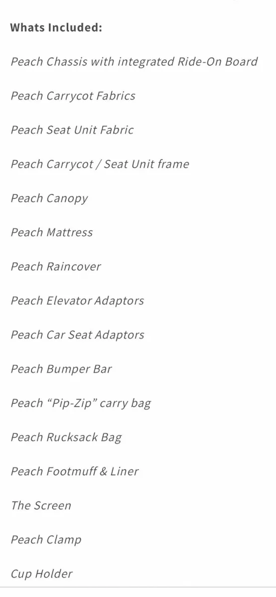 I candy peach 7 pram - Image 2