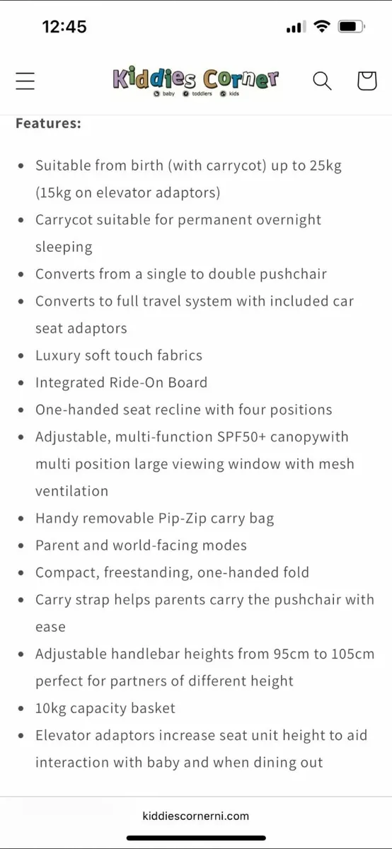 I candy peach 7 pram - Image 3