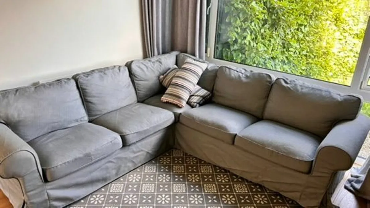 Ikea L shaped couch - Image 2