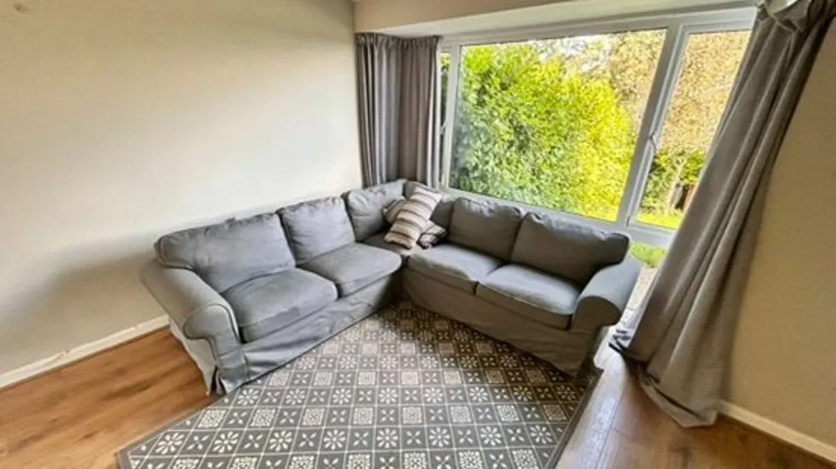 Ikea L shaped couch - Image 1
