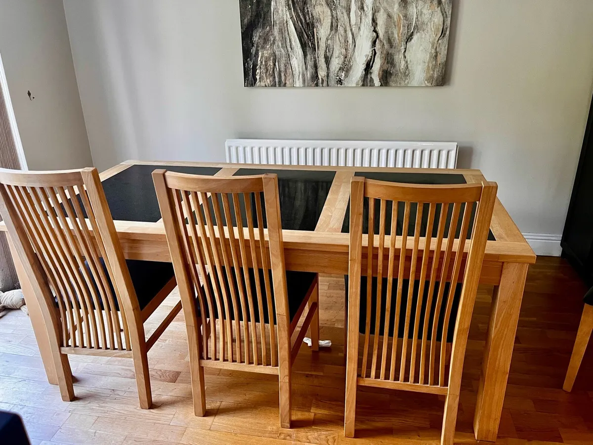 Granite Table + 6 Chairs - Image 1