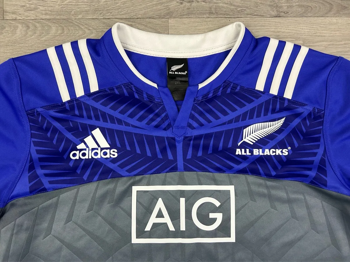 Adidas New Zealand All Blacks Rugby Jersey XXL - Image 3