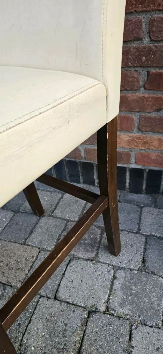 Leather High stool - Image 3