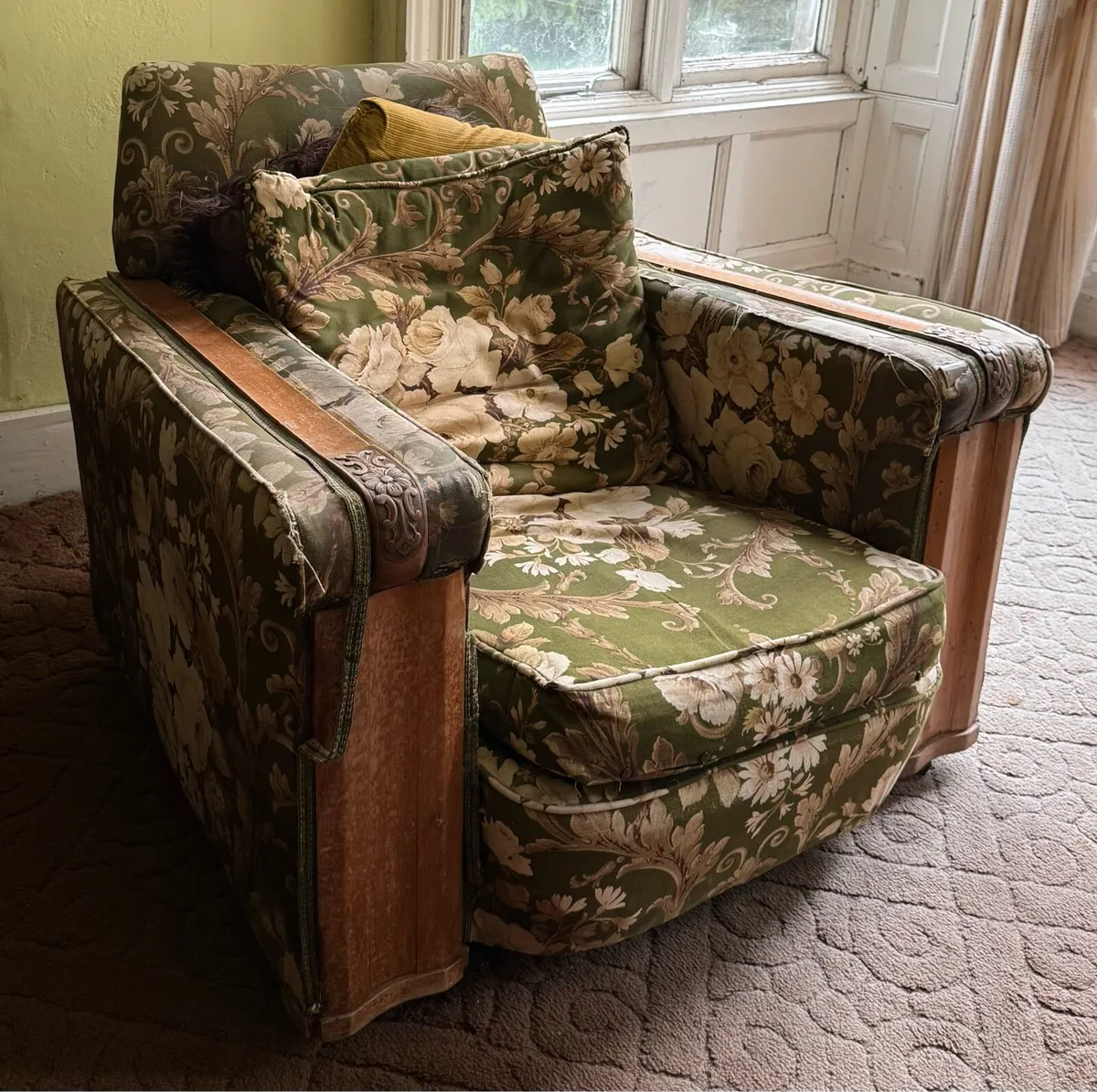 Vintage suite of furniture 3 + 1 + 1 - Image 2