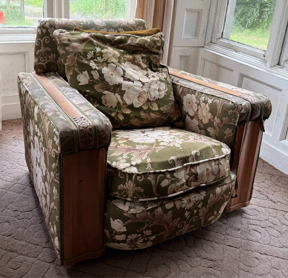 Vintage suite of furniture 3 + 1 + 1 - Image 3