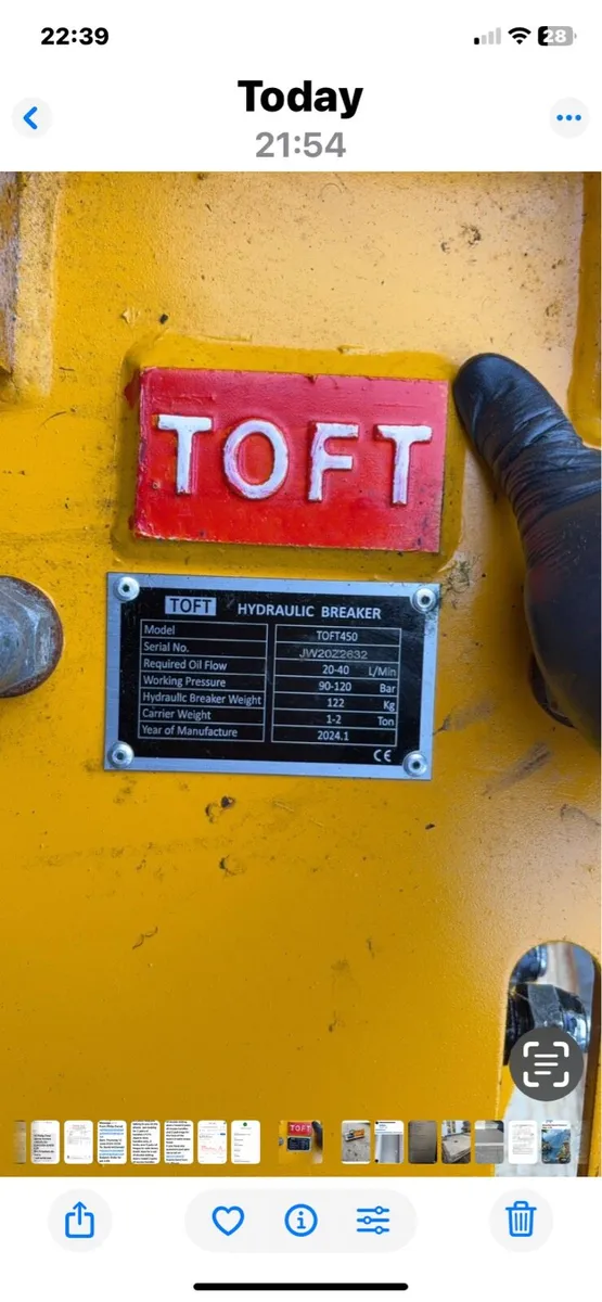 Rock breaker Toft 450 - Image 2