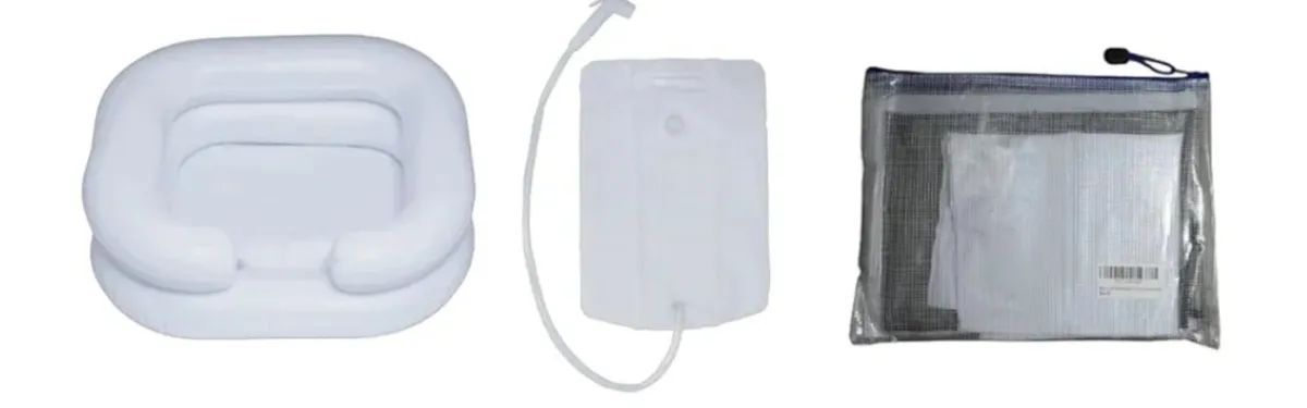Inflatable shampoo sink - Image 1
