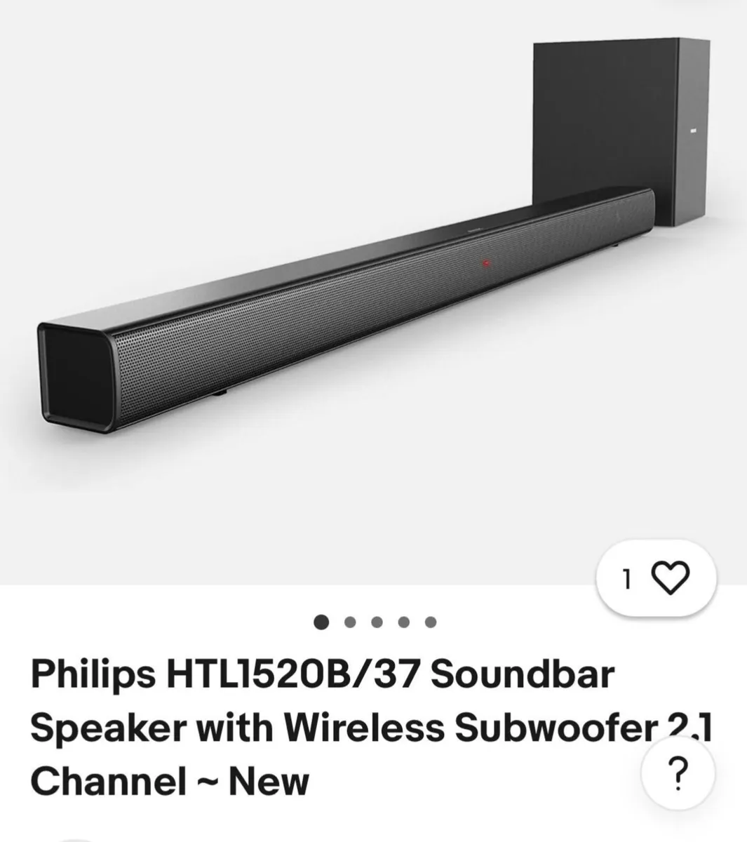 Philips Soundbar - Image 1