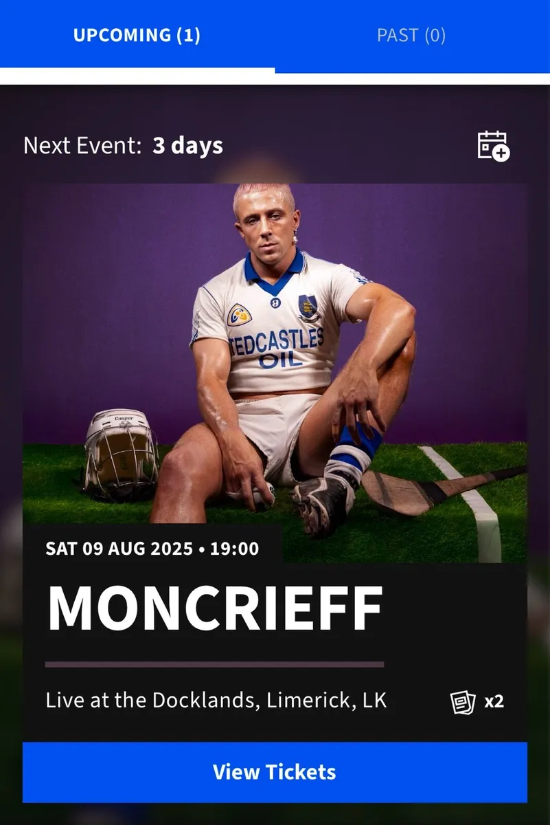 Moncrieff Tickets